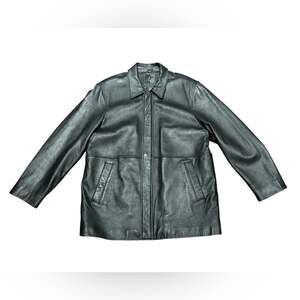 JF J.Ferrar Genuine Lambskin Zip Jacket/Coat Men’s Size Medium